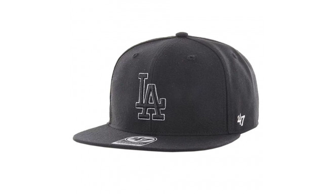 47 Brand Los Angeles Dodgers No Shot 47 Captain B-NSHOT12WBP-BKD Baseball Cap (One size)
