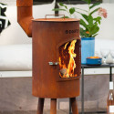 Bongiano SP rusty garden fireplace 3001R