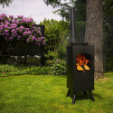 BonFeu BonCarré Garden Fireplace Black 3503