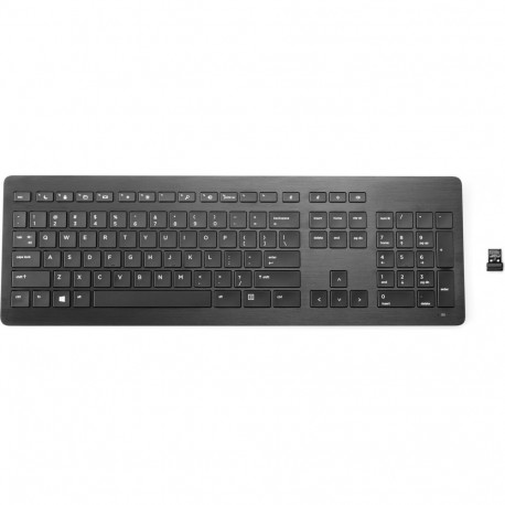 "HP Tastatur Wireless USB Aluminium slim/iffernblick"