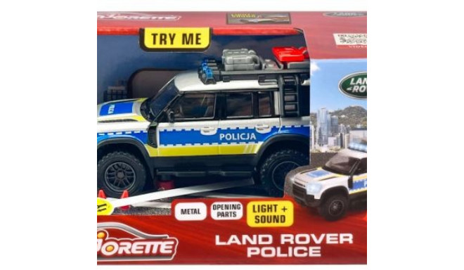 Majorette Grand Land Rover police vehicle 12.5 cm