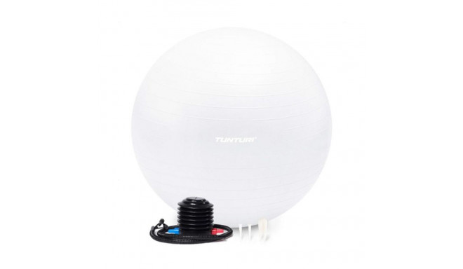 Võimlemispall TUNTURI Gymball 75 cm. Anti Burst, Off-white
