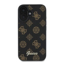 Guess case for iPhone 16 6,1" GUHMP16SPGPYSK black hardcase Peony Script MagSafe
