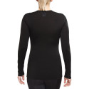 Wo LightWool Undershirt LS 140 Jet Black särk - XXL