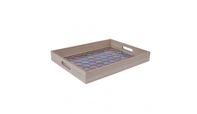 Tray HAZEL 40x30cm, colorful pattern