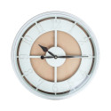 Wall clock BARRY D50cm, beige frame