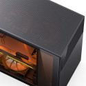 Jonsbo D41 Screen ATX Case, Tempered Glass - black