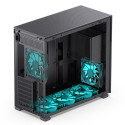 Jonsbo D41 Screen ATX Case, Tempered Glass - black