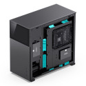 Jonsbo D41 Screen ATX Case, Tempered Glass - black