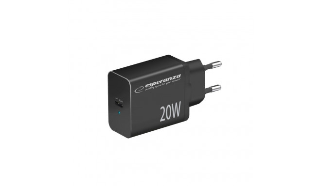 Esperanza EZC104K 20W must seinalaadija