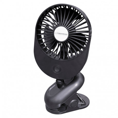 Esperanza USB ventilaator EHF103K kompaktne, must