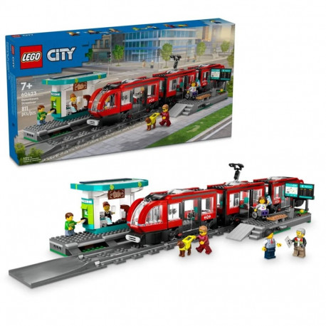 LEGO CITY 60423 linnatramm ja jaam