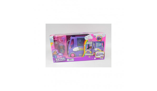 Barbie Extra Concert Minibus + Mini Minis Doll Set HKF84