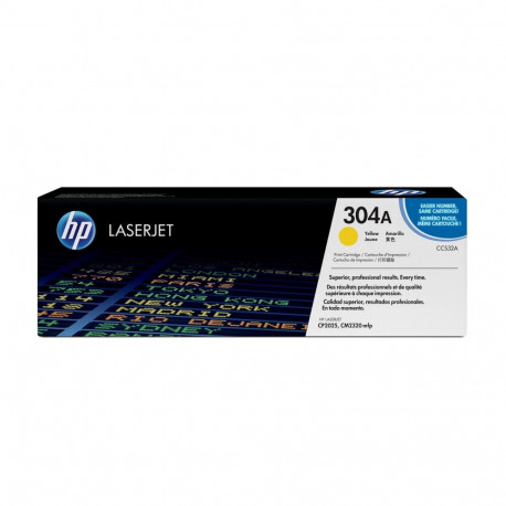 HP tonerkassett CC532A No.304A 2.800pages, kollane