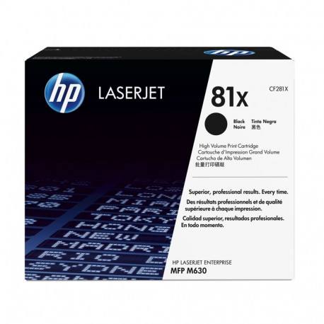 HP LaserJet toonerikassett 81X originaal suure mahuga, must