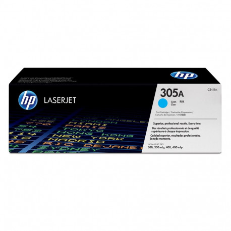 HP 305A tsüaan originaal LaserJet toonerikassett