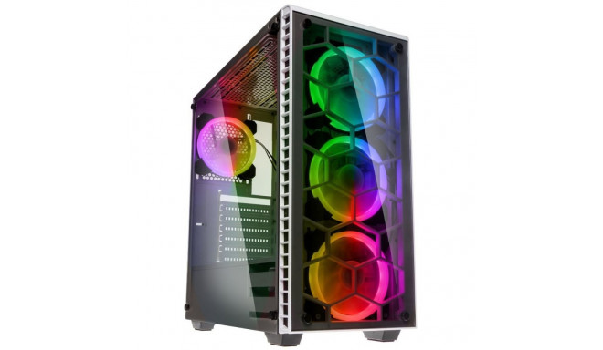 Kolink OBSERVATORY WHITE Midi Tower must, valge