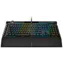 Corsair K100 RGB Gaming Keyboard, Corsair OPX, RGB LED - Black