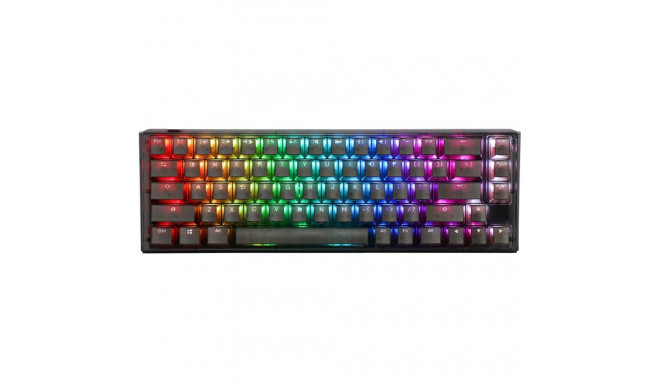 Ducky One 3 Aura must SF mänguklaviatuur, RGB LED - MX-Speed-Silver
