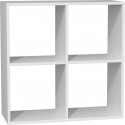 Topeshop MALAX 2X2 BIEL living room bookcase