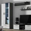 Cama set of two shelves 125cm SOHO grey matte