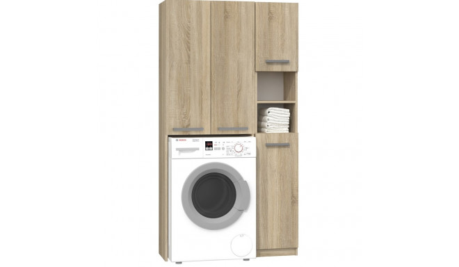 Topeshop ZESTAW MARPOL DD SONOMA bathroom storage cabinet Oak