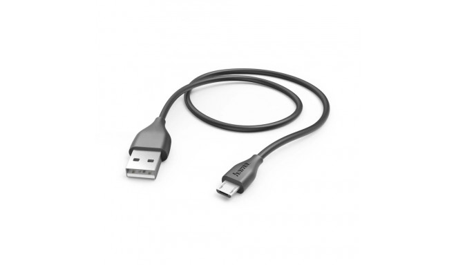 Hama 00173610 Charging/Data Cable, Micro-USB 1.4m Black