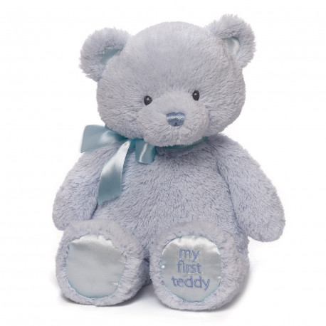 GUND Plush toy My 1st Teddy, blue, 38 cm