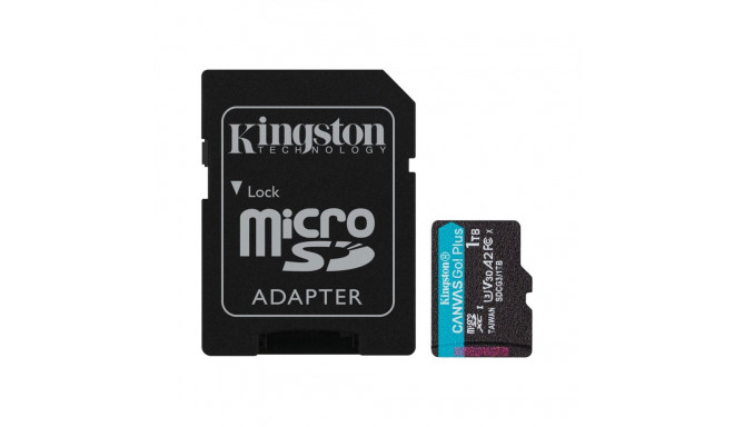 KINGSTON 1TB microSDXC Canvas Go Plus 170R A2 U3 V30 Card + ADP