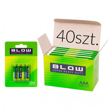 Blow patareid 82-660# AAA R03P eriti vastupidavad blisterpakendis 40szt