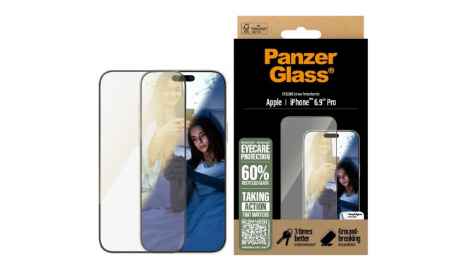 Kaitseklaas PanzerGlass iPhone 16 Pro Max Eyecare UWF