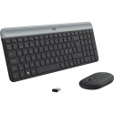 Klaviatuur hiirega Logitech MK470 SWE, tumehall