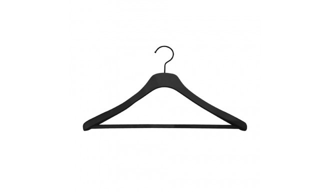 RUBBER COATED HANGER LSN007 BLACK
