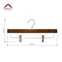 WOODEN PANTS HANGER LST017 DARK 2PCS