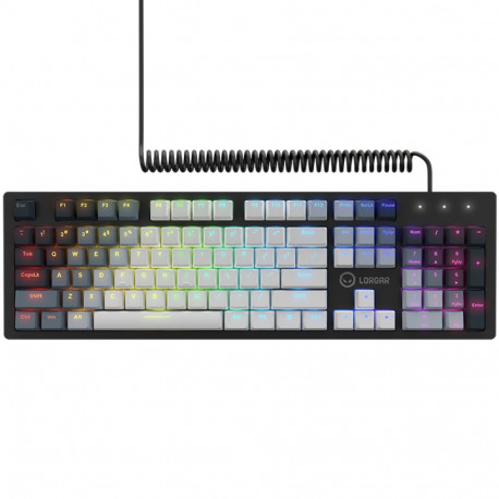 LORGAR Azar 514, Wired mechanical gaming keyboard, RGB backlight, 1680000 colour variations, 18 mode