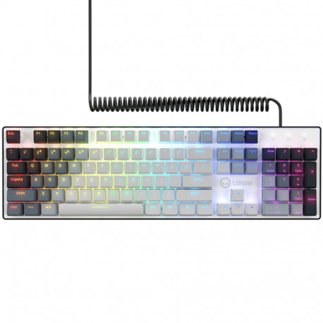 LORGAR Gaming Keyboard Azar 514 Wired White EN