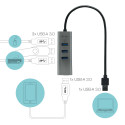 USB-jaotur i-Tec U3HUBMETAL403