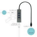 USB Hub C i-Tec C31METALG3HUB