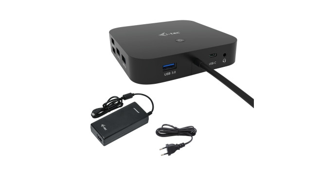 USB-jaotur i-Tec C31HDMIDPDOCKPD100 Must 100 W