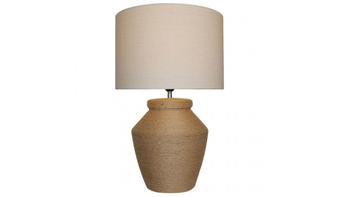 Desk lamp DKD Home Decor Brown Beige Rope Dolomite 25 W 50 W 220 V 38 x 38 x 59 cm 38 x 38 x 60 cm