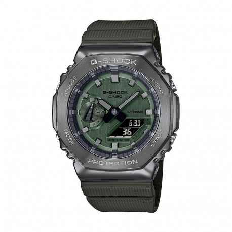 Meeste Kell Casio G-Shock OAK METAL COVERED - Green (Ø 44,5 mm) (Ø 45 mm)