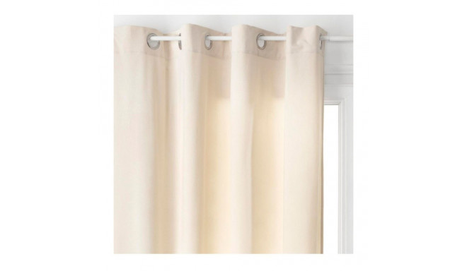 Curtain Atmosphera Lilou Polyester Ivory (140 x 260 cm)