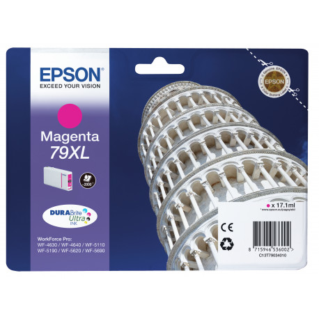Originaalne Tindikassett Epson 79XL Pisa Tower Fuksiinpunane
