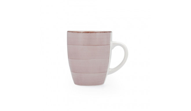 Cup Quid Vita Morning Ceramic Pink 350 ml (12 Units)