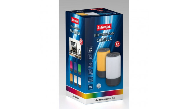 öölamp Activejet AJE-CAMILLA RGB Must Jah 80