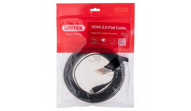HDMI Kaabel Unitek C11063BK-5M Must 5 m