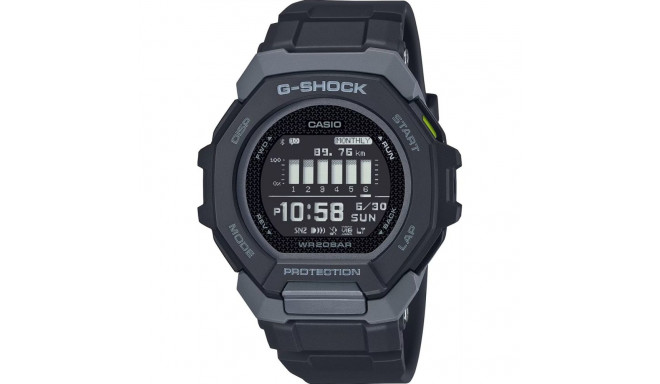 Meeste Kell Casio G-Shock G SQUAD -  SUNNY SIDE STYLE Must (Ø 47,5 mm)