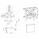 Televiisori Alus Neomounts NS-M1250BLACK 70" 37" 70 Kg
