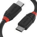 Kaabel USB C LINDY 36907 1,5 m Must