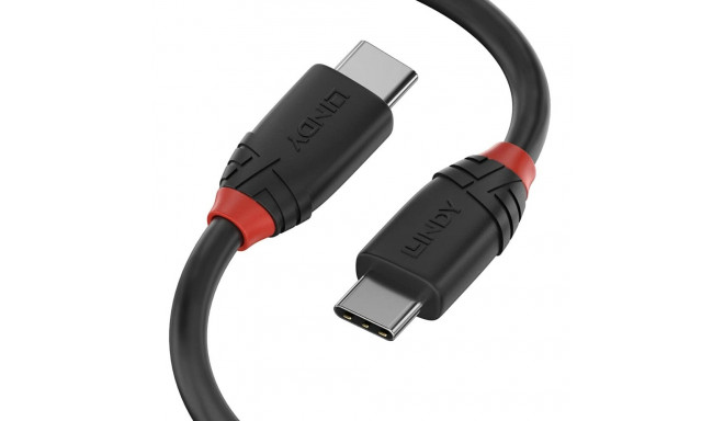 Kabelis USB C LINDY 36905 50 cm Melns